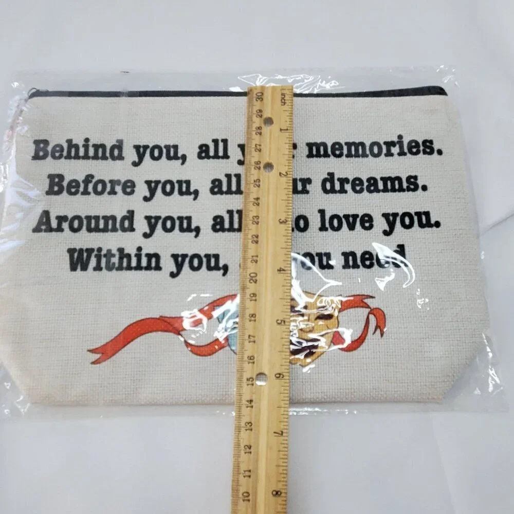 Theater Drama Themed Canvas Cosmetic Pouch 